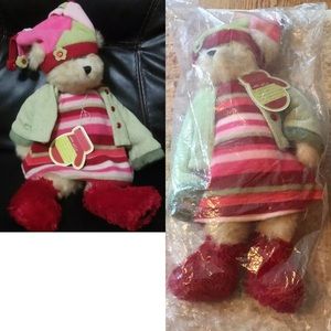 Trade Secret TS 2005 MEET HOLLY 16" Plush Bear NWT